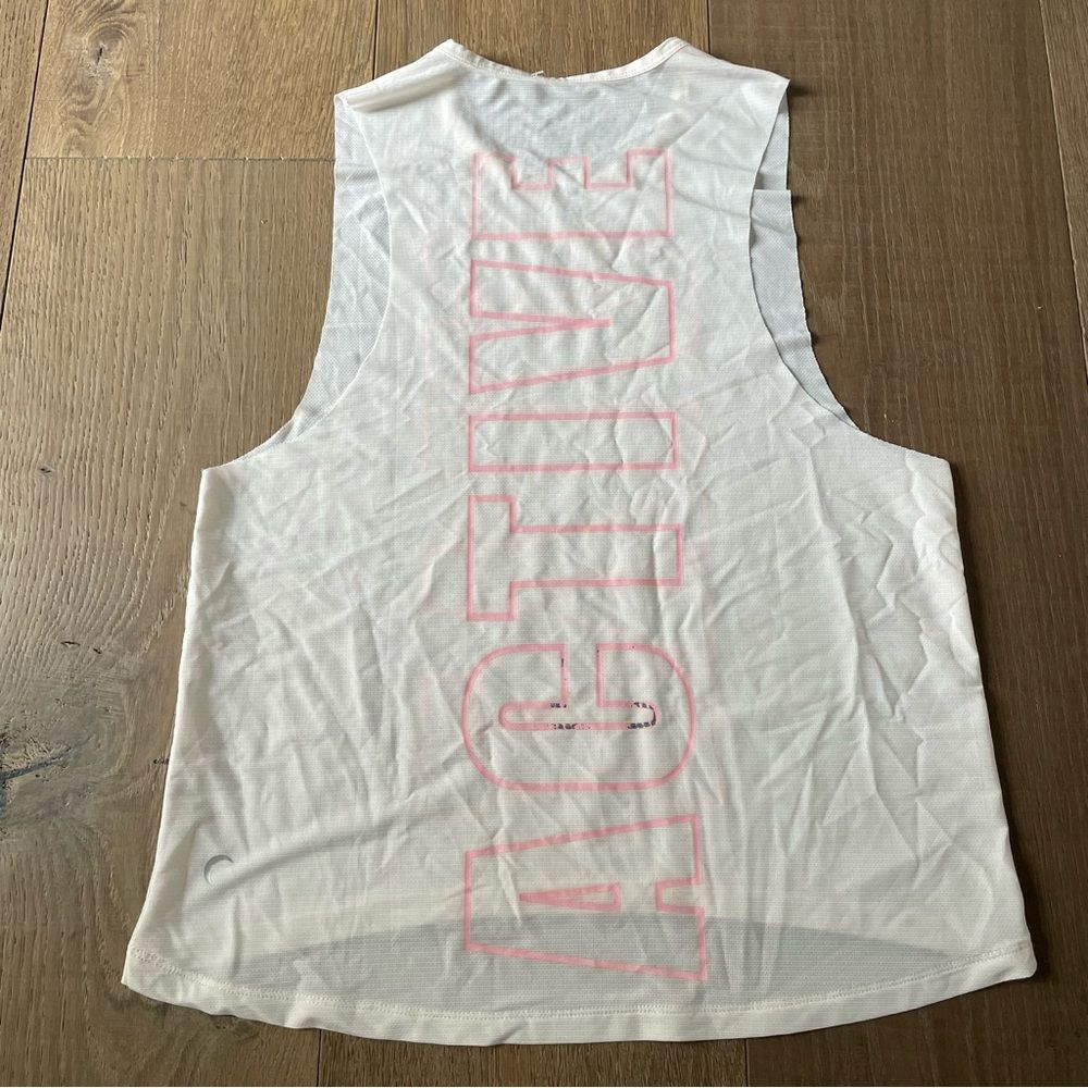 Zyia Athlete Women's Tank Top Light Pink Muscles Sleeves Featherweight (Size S) - Picture 2 of 7